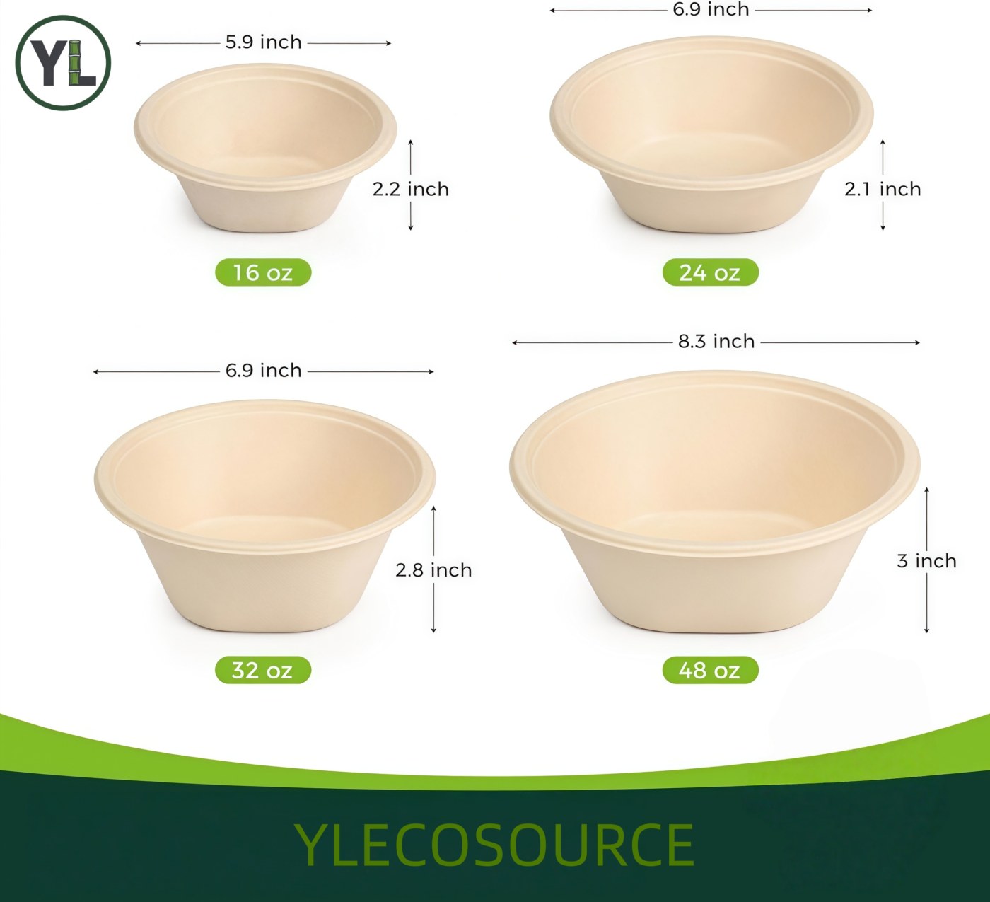 16oz Fiber Bowl thumbnail 3