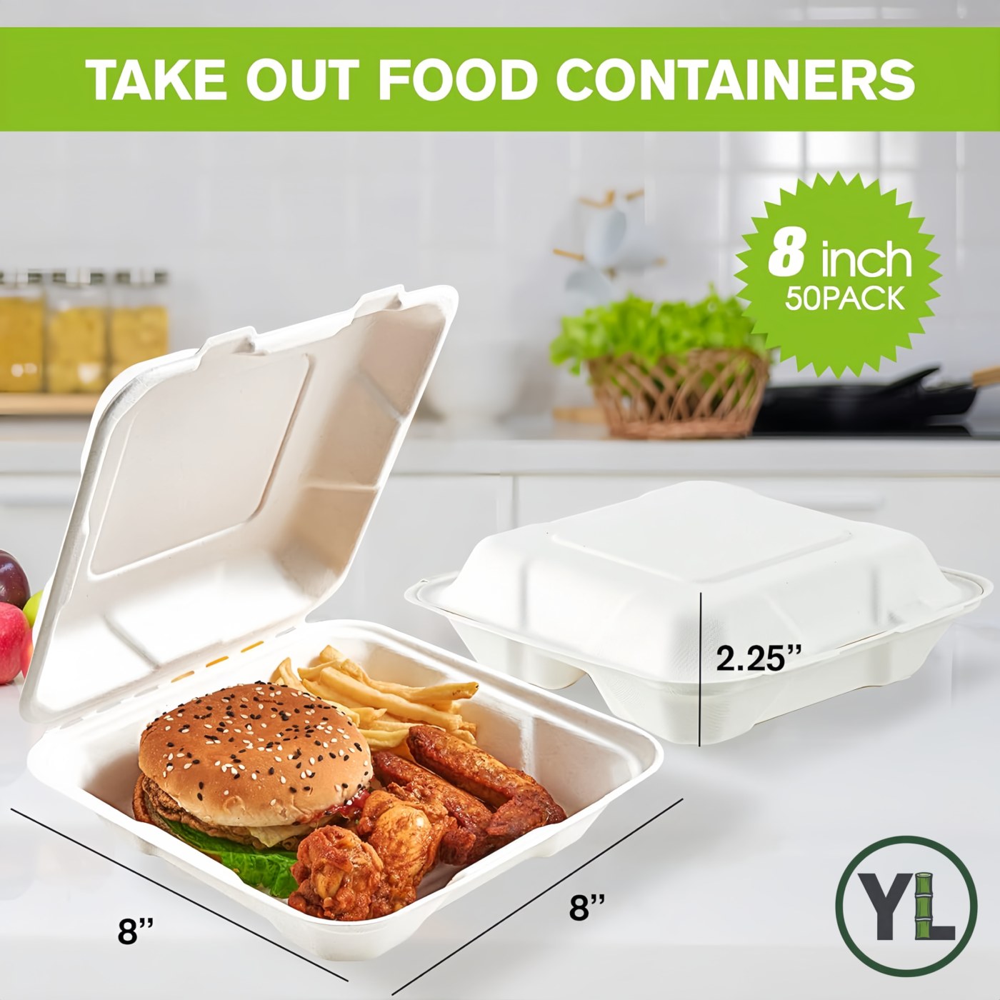 8" x 8" Standard Clamshell thumbnail 5