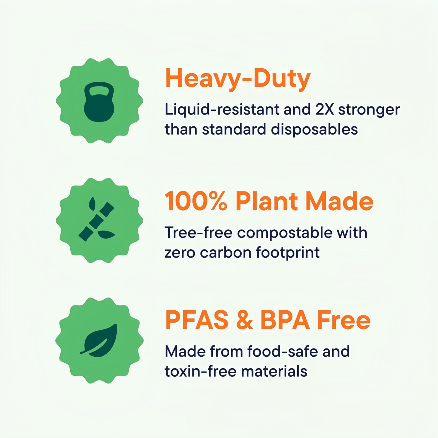 9" x 9" Heavy Duty Clamshell (White) thumbnail 6