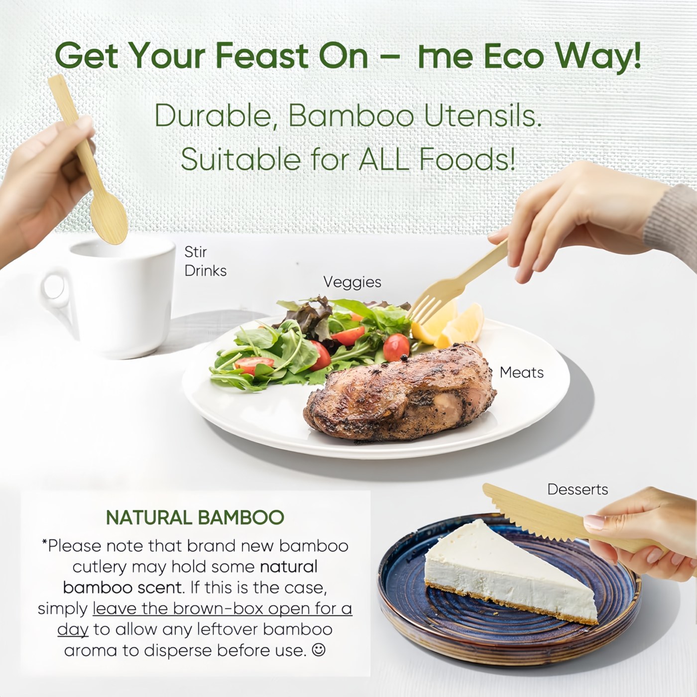 Bamboo Cutlery Kit (with Napkin) thumbnail 3