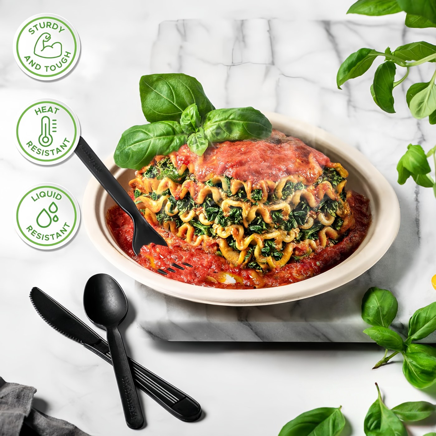 CPLA Cutlery Kit (Black) thumbnail 4