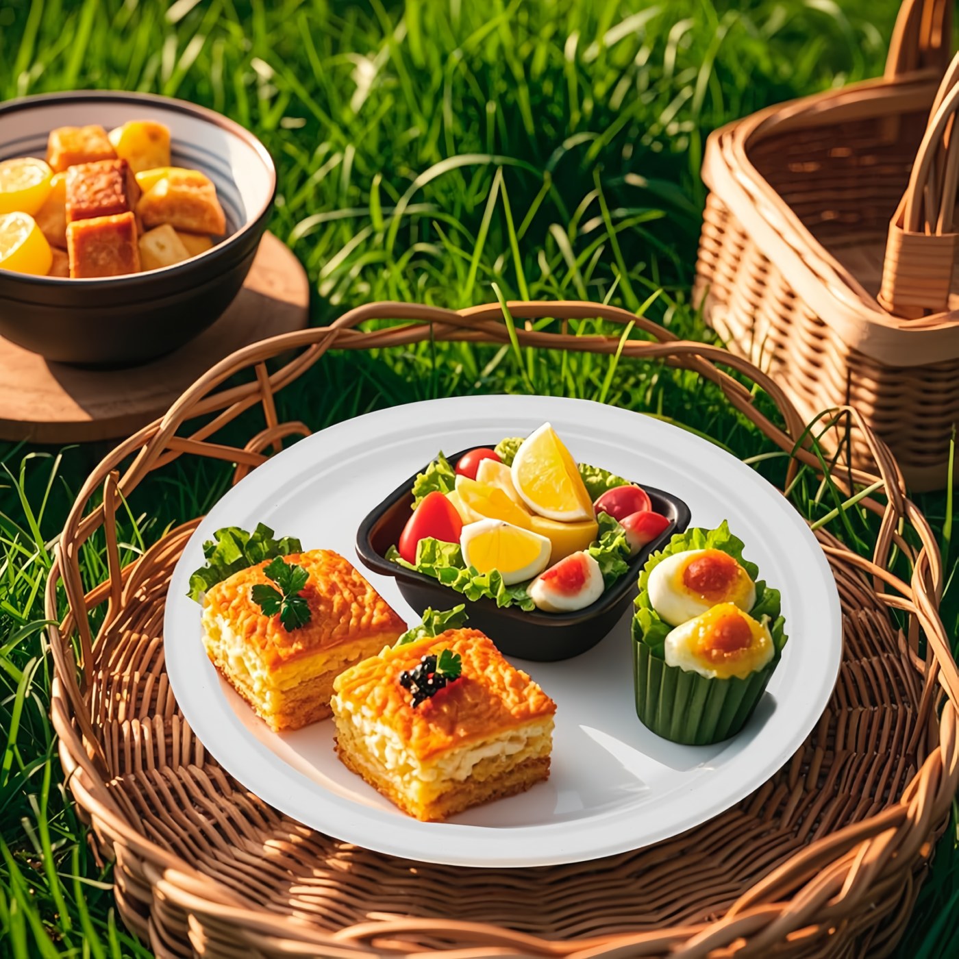 10-inch Round Plate (Natural) thumbnail 2