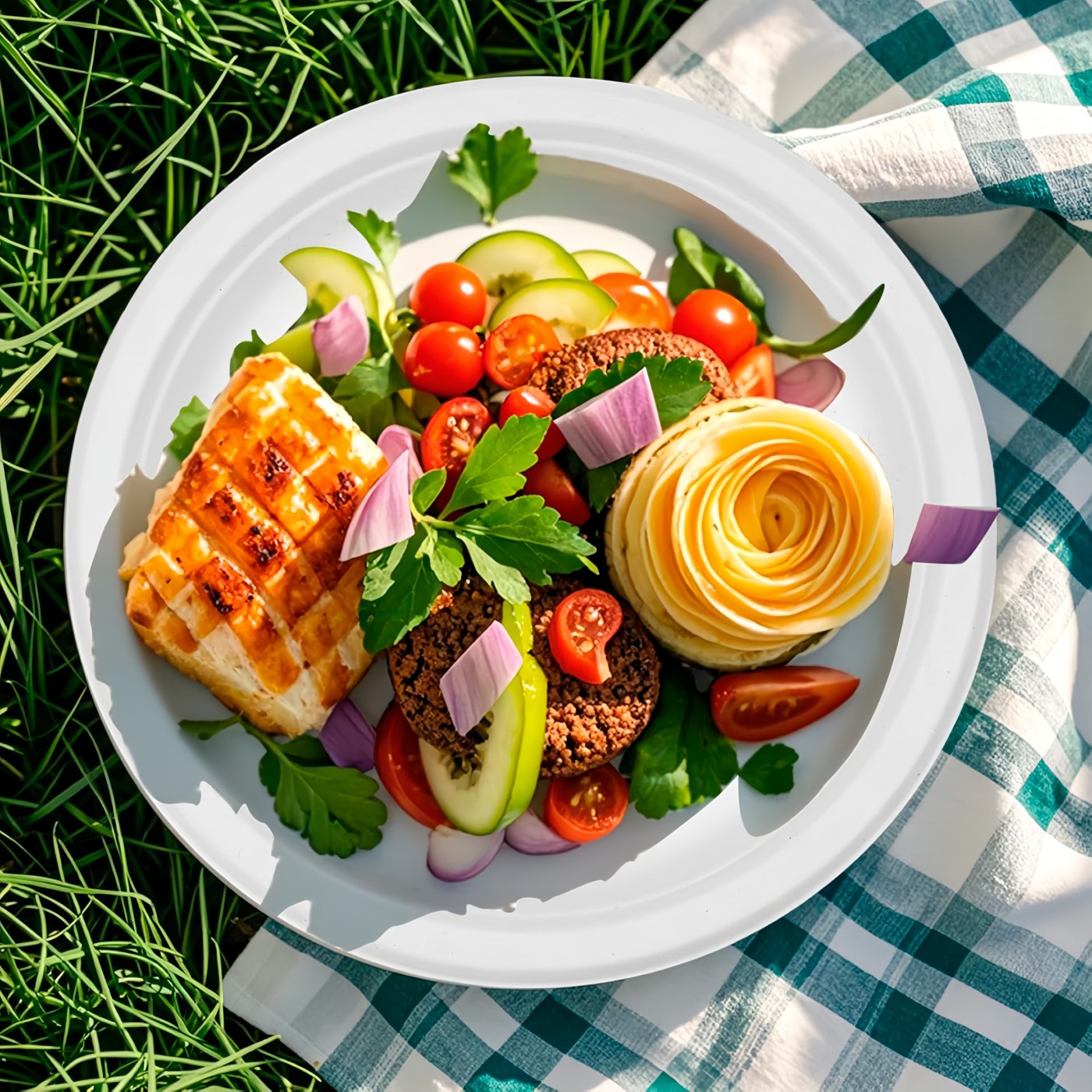 10-inch Round Plate (White) thumbnail 3