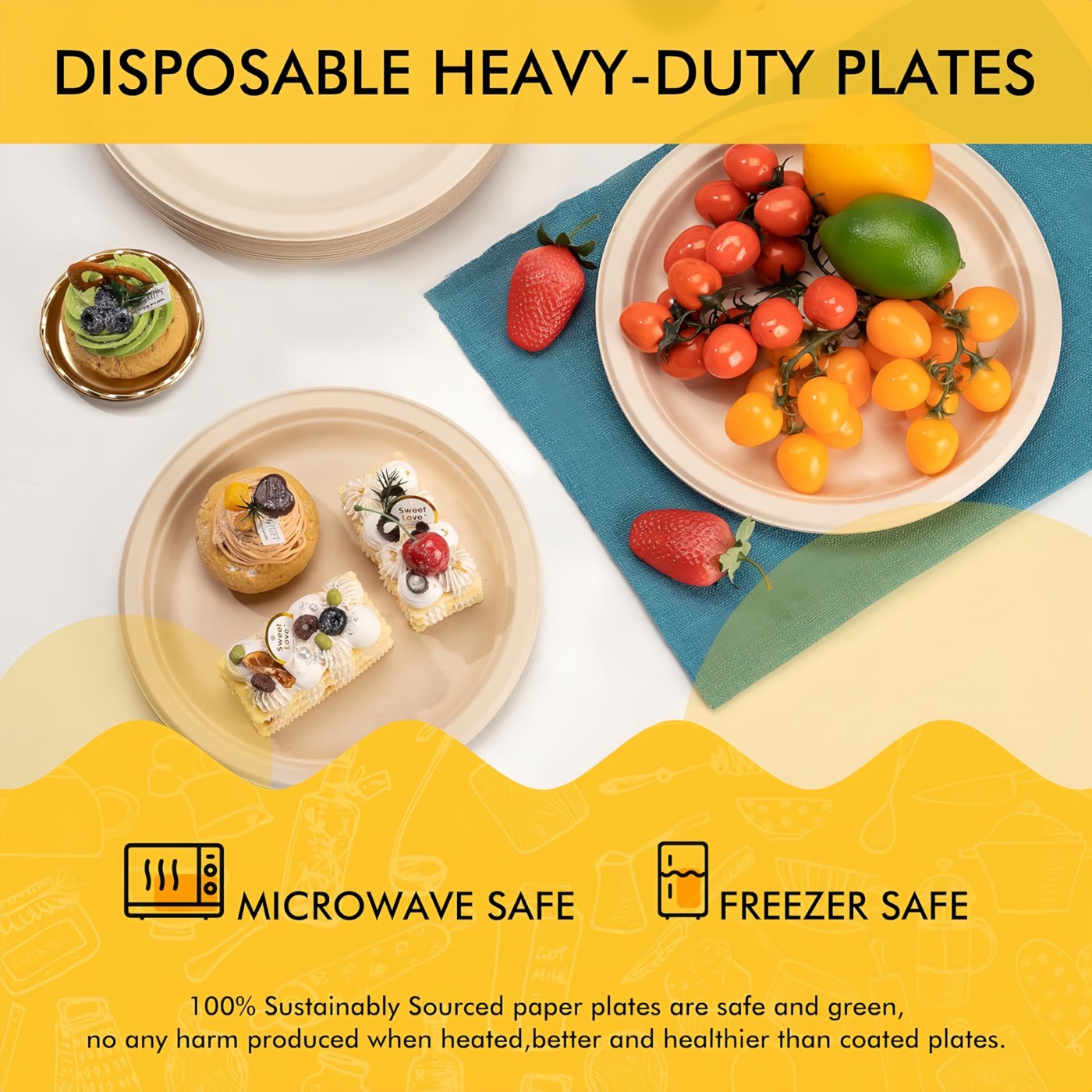 10-inch Round Plate (White) thumbnail 4