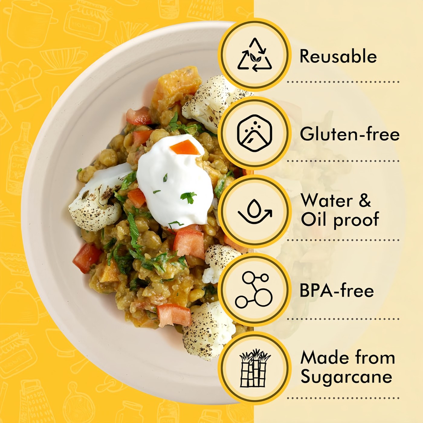 10-inch Round Plate (White) thumbnail 7