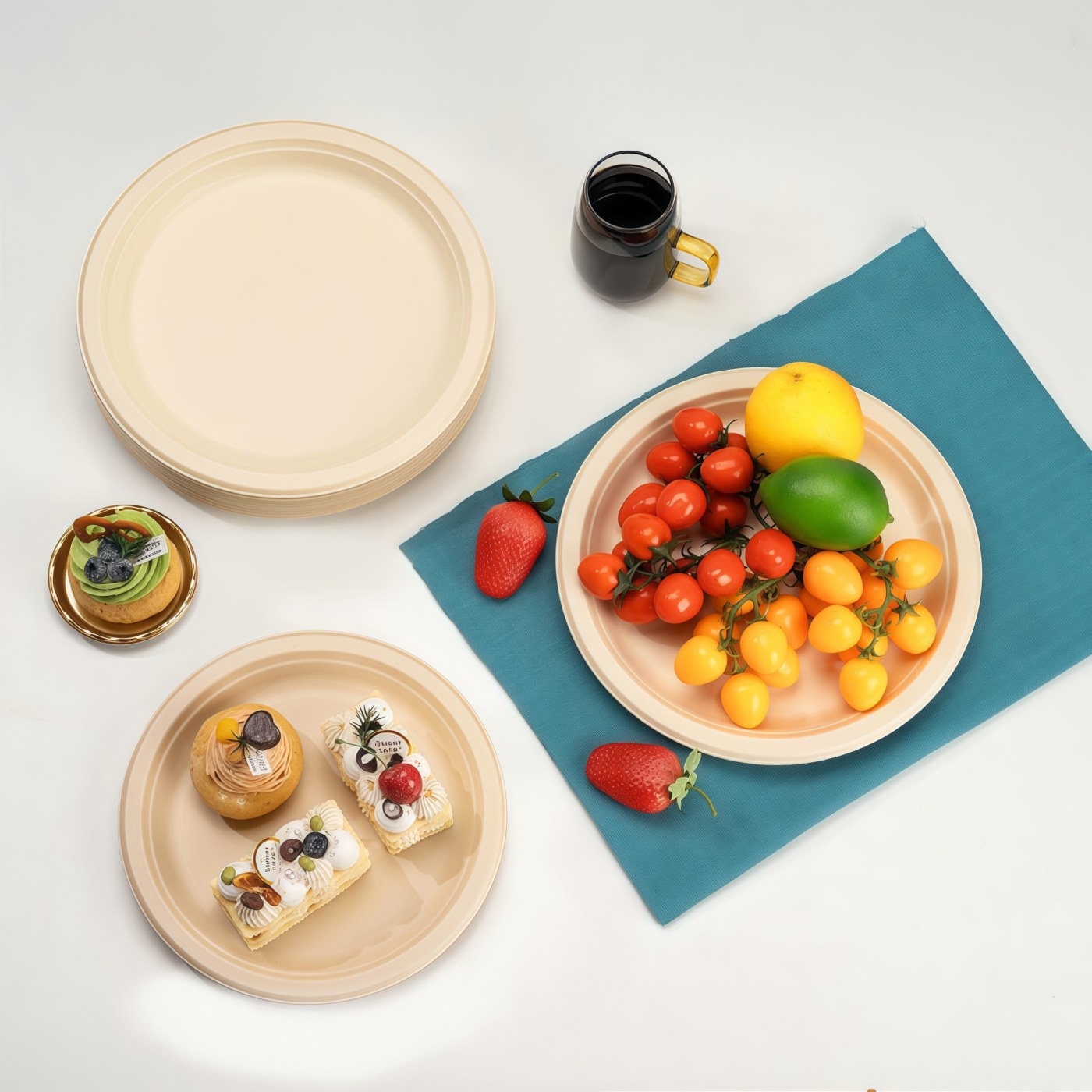 9-inch Round Plate (Natural) thumbnail 4